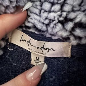 Sherpa sweater half zip